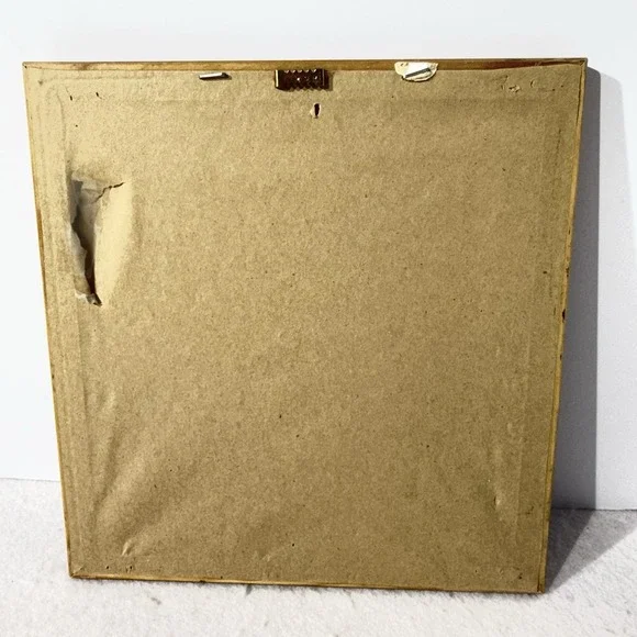 Framed Pressed Flower Art "Wildflowers" Signed 1992 Handmade Paper - Picture 5 of 5